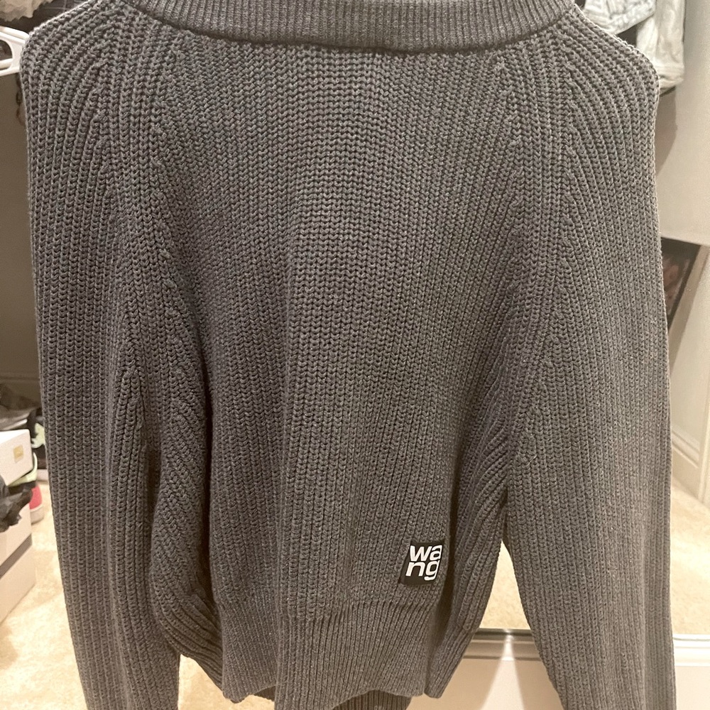 Alexander want crop knot hoodie